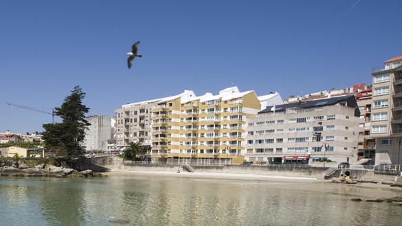 Imaxe de arquivo da praia de Lavapanos, en Sanxenxo (Turismo de Galicia)