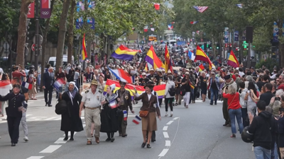 Desfile que conmemora os 80 anos da liberación de París con protagonismo español