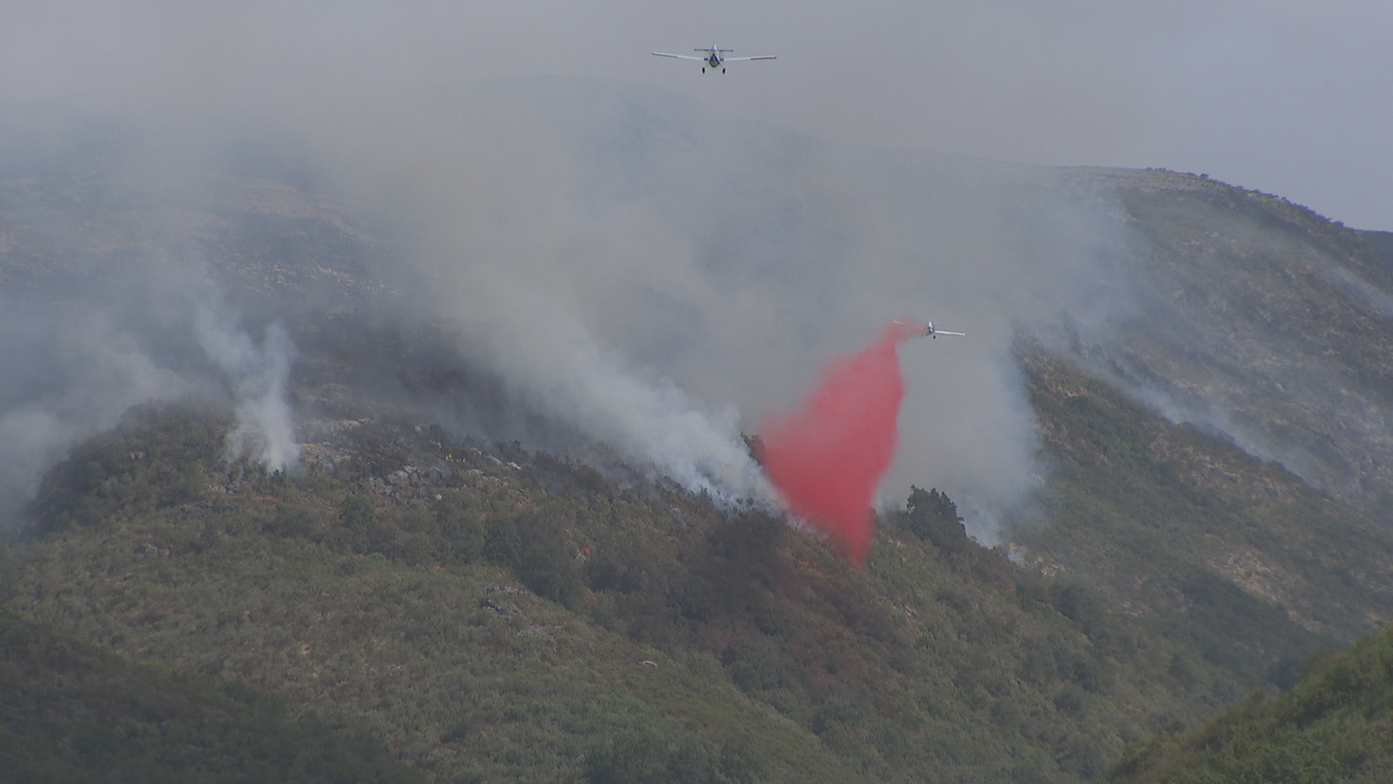 Incendio en Entrimo