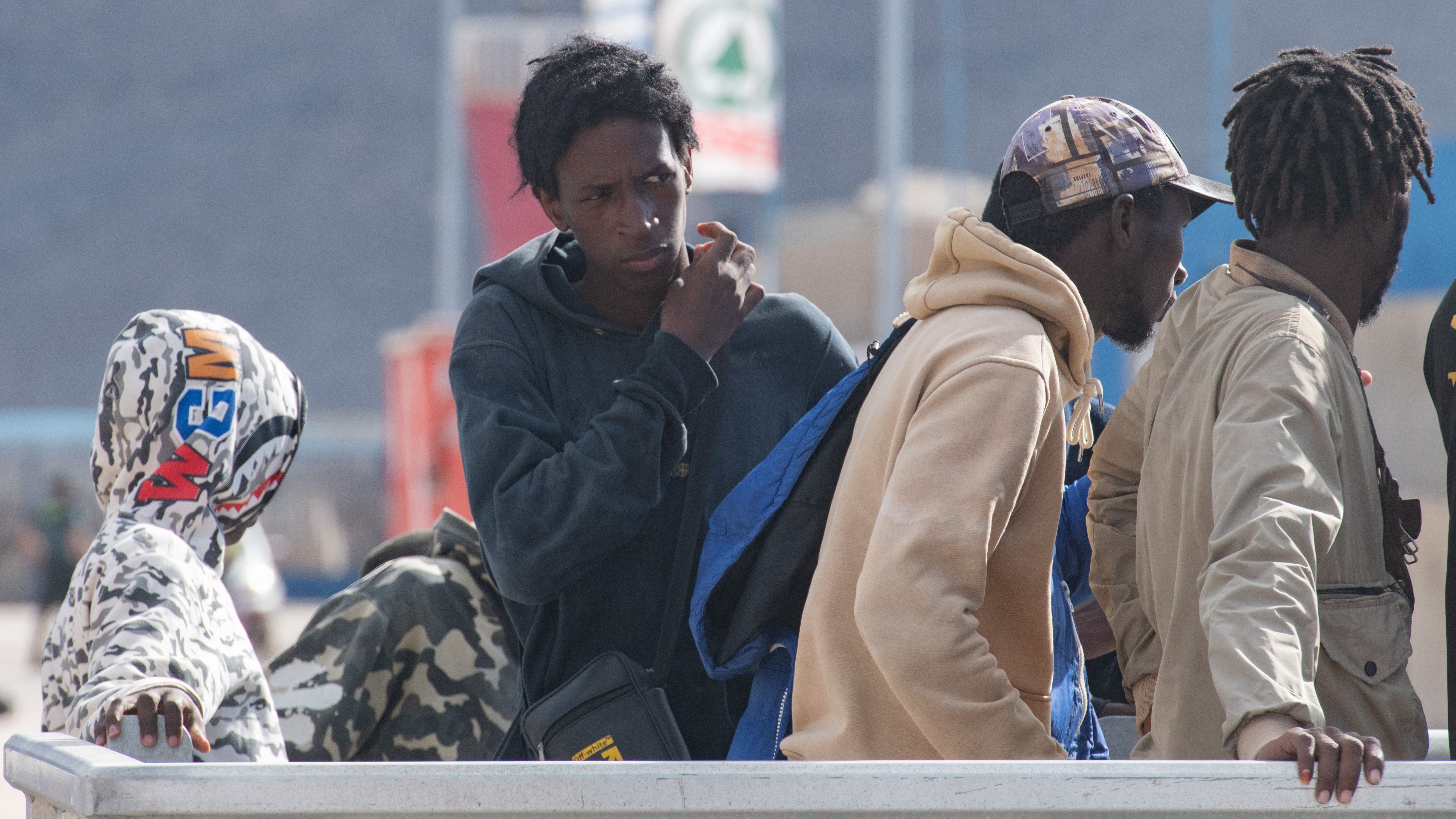 Migrantes en Forteventura rescatados por Salvamento Marítimo (EFE/Carlos de Sala)