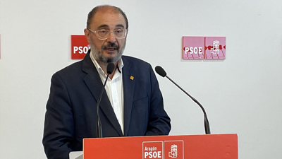 Imaxe de arquivo de Javier Lambán, secretario xeral do PSOE de Aragón (Europa Press)