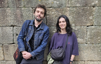 Alberto Gracia e Laura Moreno Bueno, dous dos cineastas que participan en Curtocircuíto