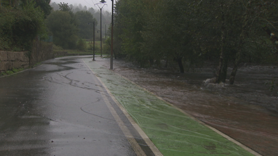 Imaxe este sábado do Río Verdugo, en Ponte Caldelas