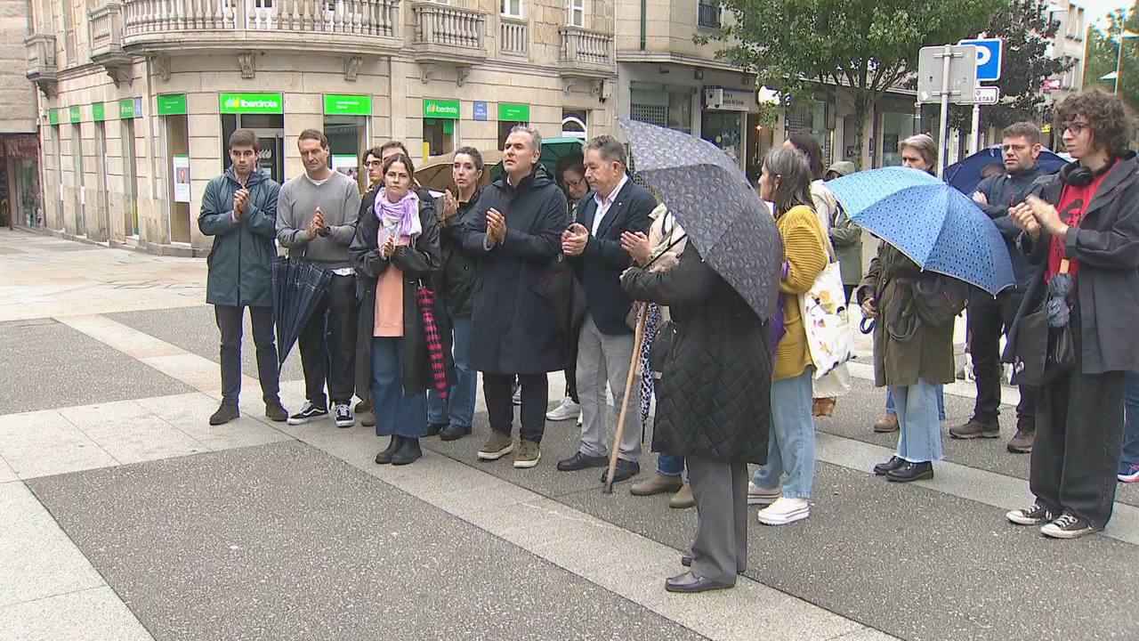 Concentración de repulsa en Pontevedra