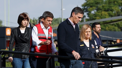 Pedro Sánchez este xoves no Centro de Coordinación Operativo Integrado (EFE/Kai Försterling)