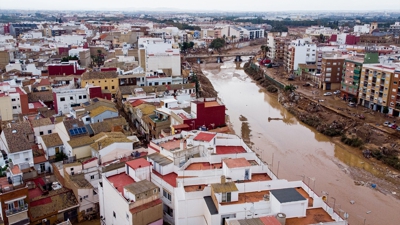 Vista aérea de Paiporta (Davide Bonaldo / Europa Press)