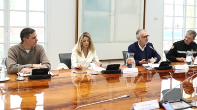 Pedro Sánchez presidiu o comité de crise este domingo. EFE/Moncloa/Fernando Calvo