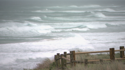 Estado do mar esta mañá na comarca de Bergantiños