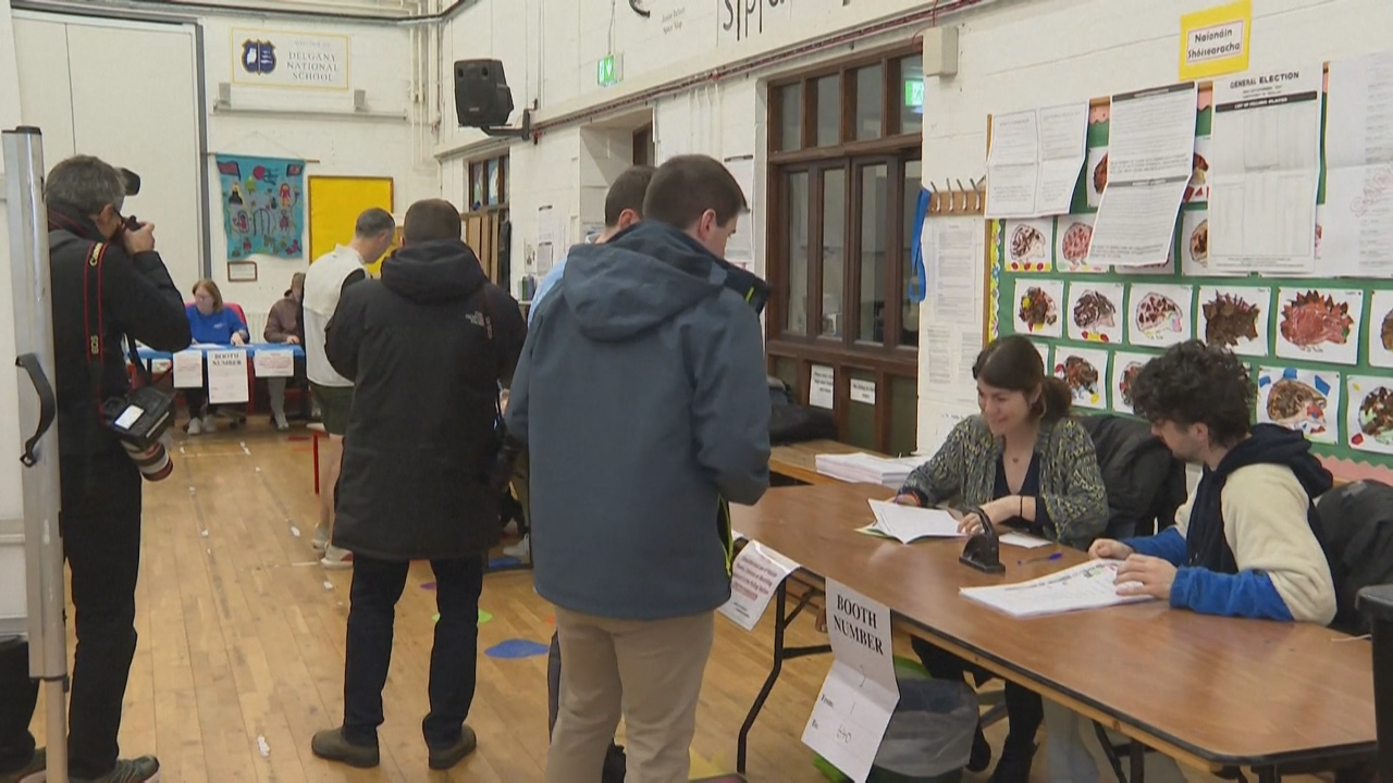 Colexio electoral en Wicklow, Irlanda (AFP).