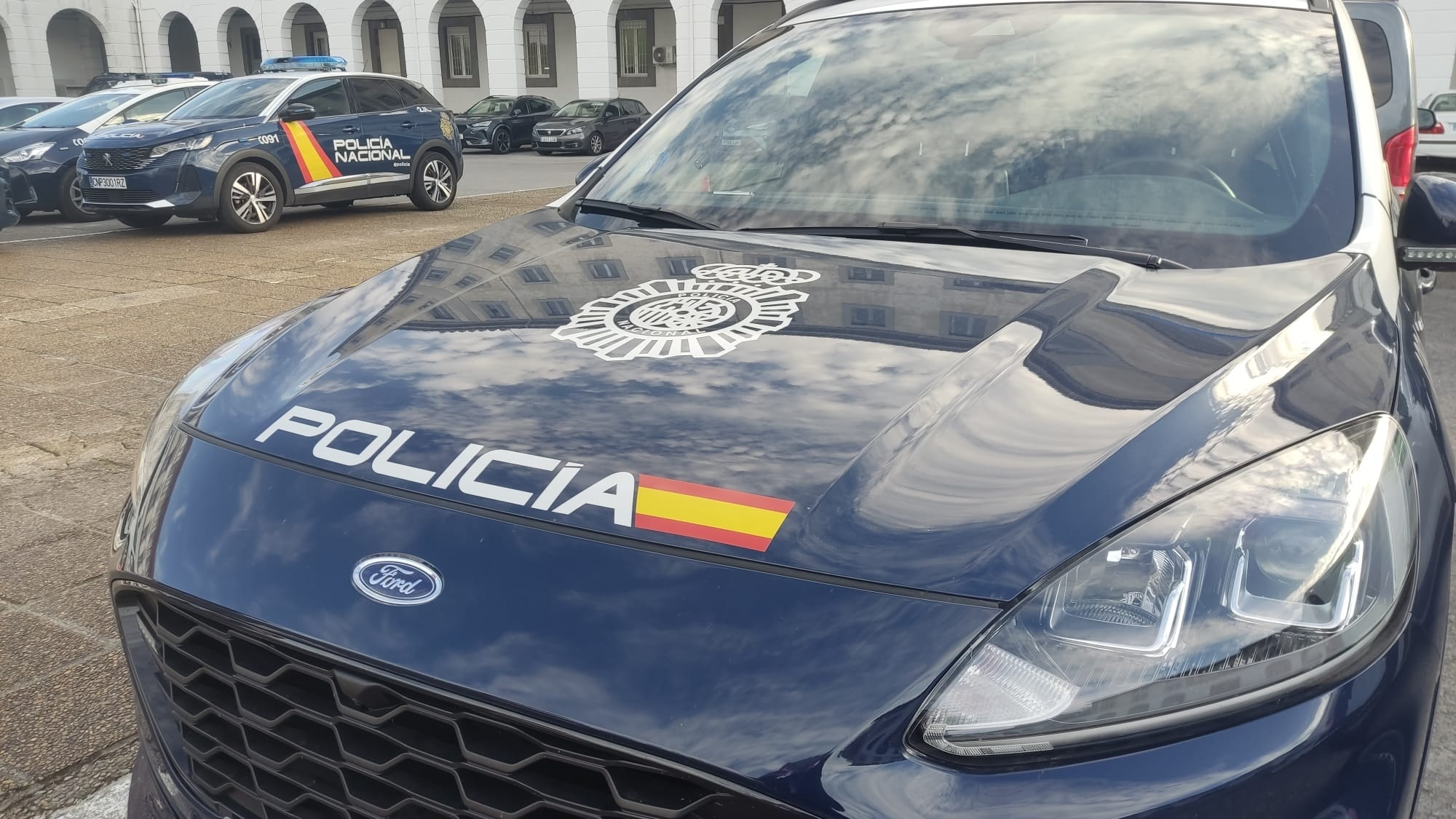 Imaxe de arquivo dun coche da Policía Nacional