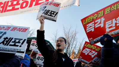 Manifestantes reclaman a destitución do presidente surcoreano (Reuters/Kim Kyung-Hoon)