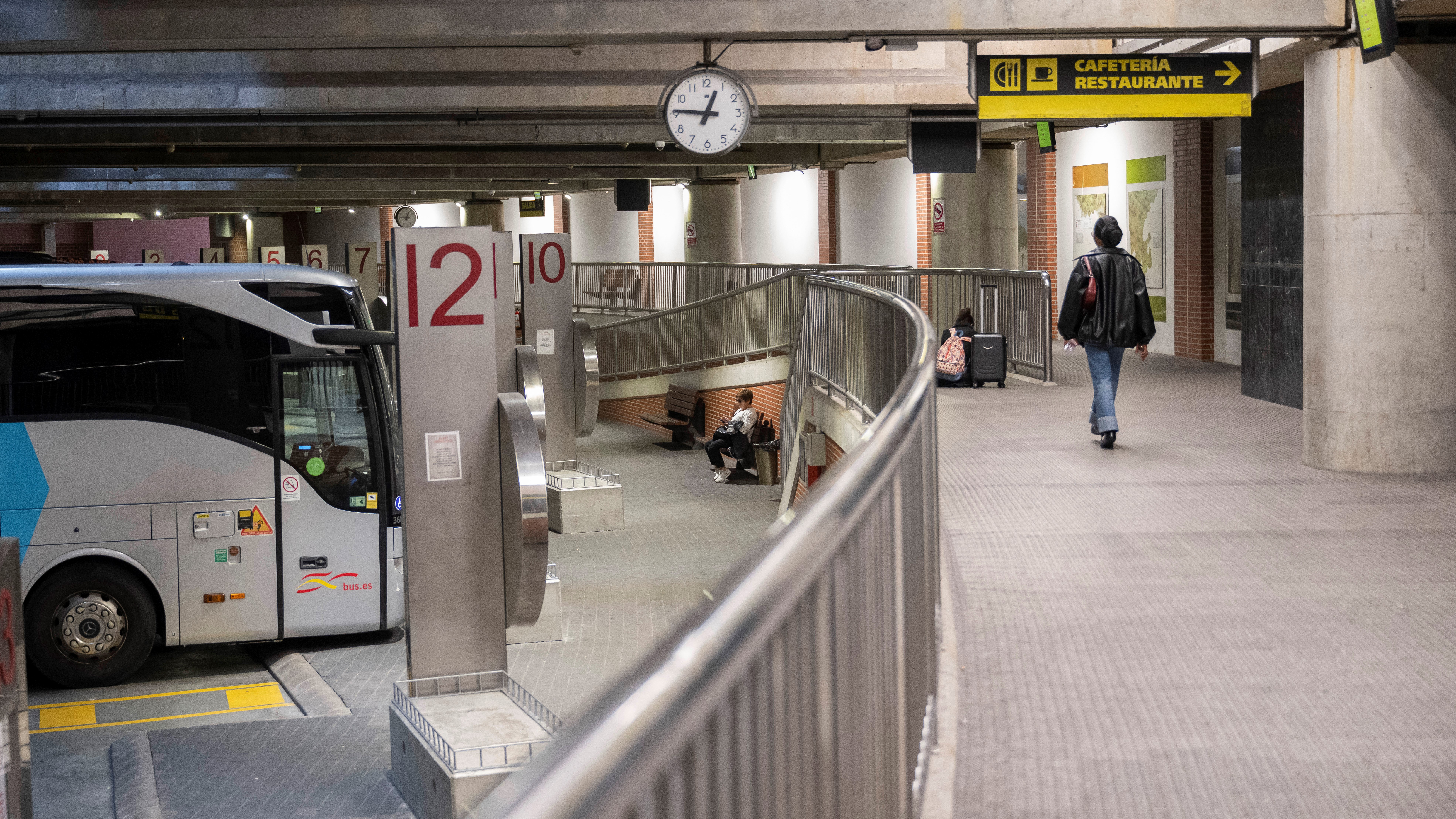 A estación de autobuses de Torrelavega o pasado 21 de novembro. EFE/Pedro Puente Hoyos