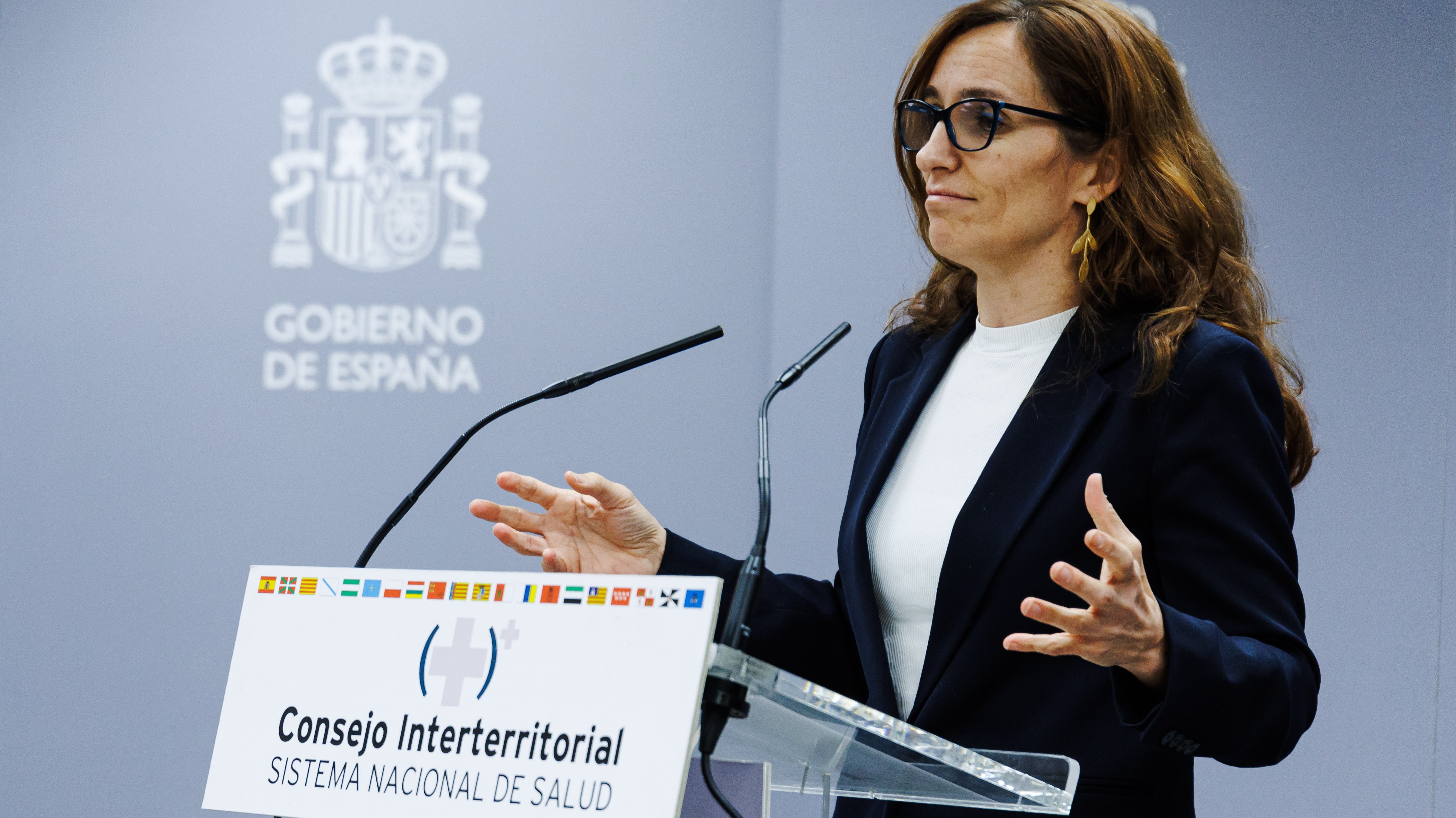 A ministra de Sanidade durante o pleno do Consello Interterritorial do Sistema de Saúde (Carlos Luján/Europa Press)