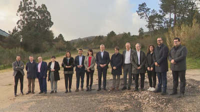 O presidente da Xunta, Alfonso Rueda, visita a zona para anunciar a licitación