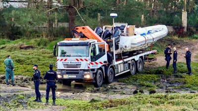 Planadora aparecida en Vilanova de Arousa