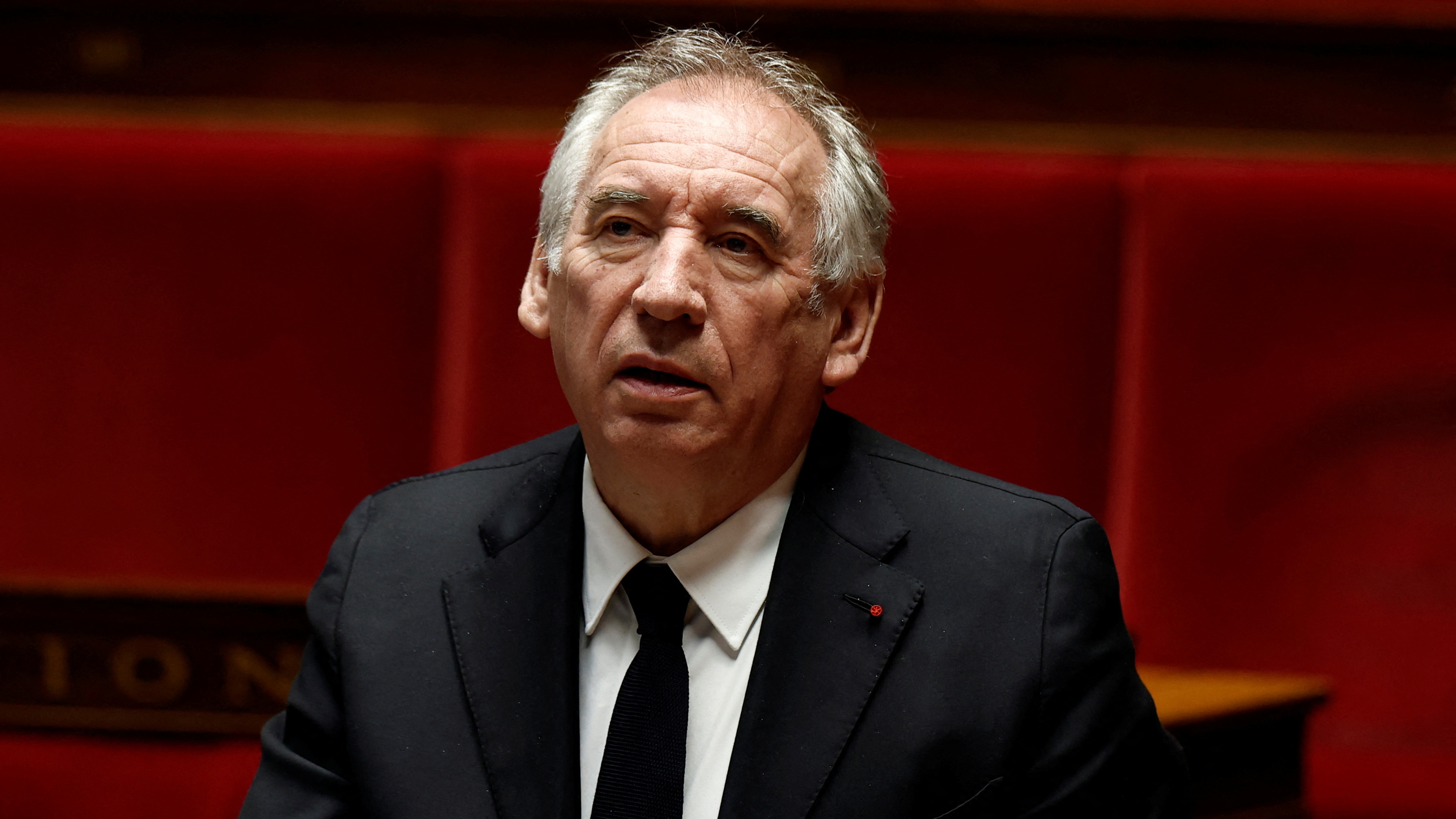 François Bayrou, primeiro ministro francés tras a votación da moción de censura. REUTERS / Benoit Tessier