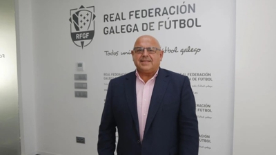 Pablo Prieto, presidente da Federación Galega de Fútbol. RFGF