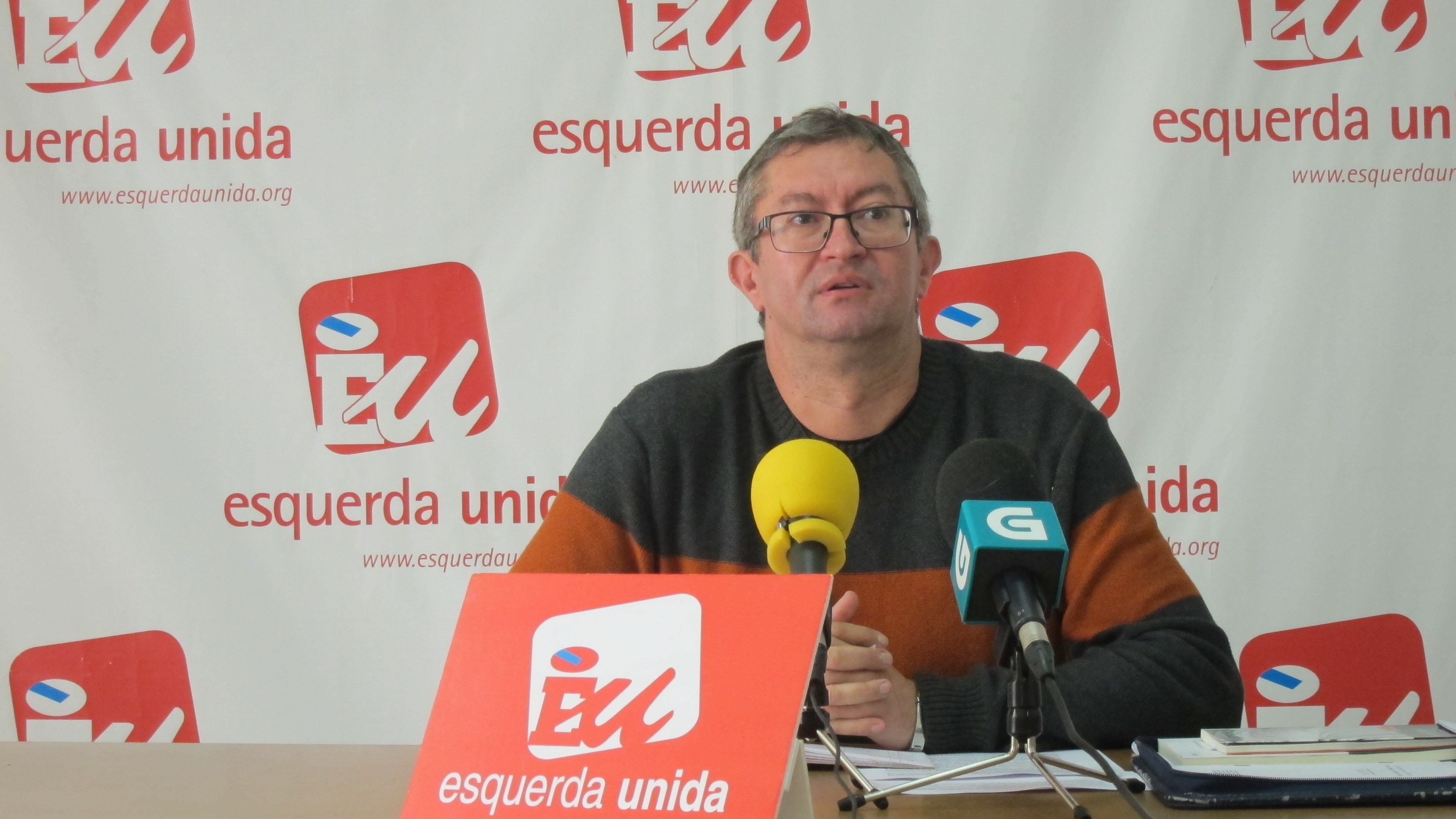 Xabier Ron durante unha conferencia de prensa en 2016 (Arquivo/Europa Press)