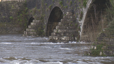 Río Tambre ao seu paso por Ponte Maceira