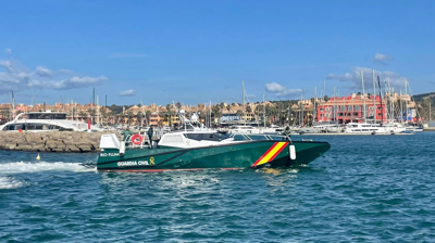 Patrulleira da Garda Civil nunha imaxe de arquivo. Subdelegación de Goberno en Cádiz.