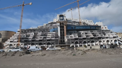 Hotel da praia do Algarrobico, no concello almeriense de Carboneras