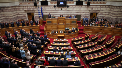 O Parlamento de Grecia na mañá deste mércores para escoller o novo presidente/Reuters