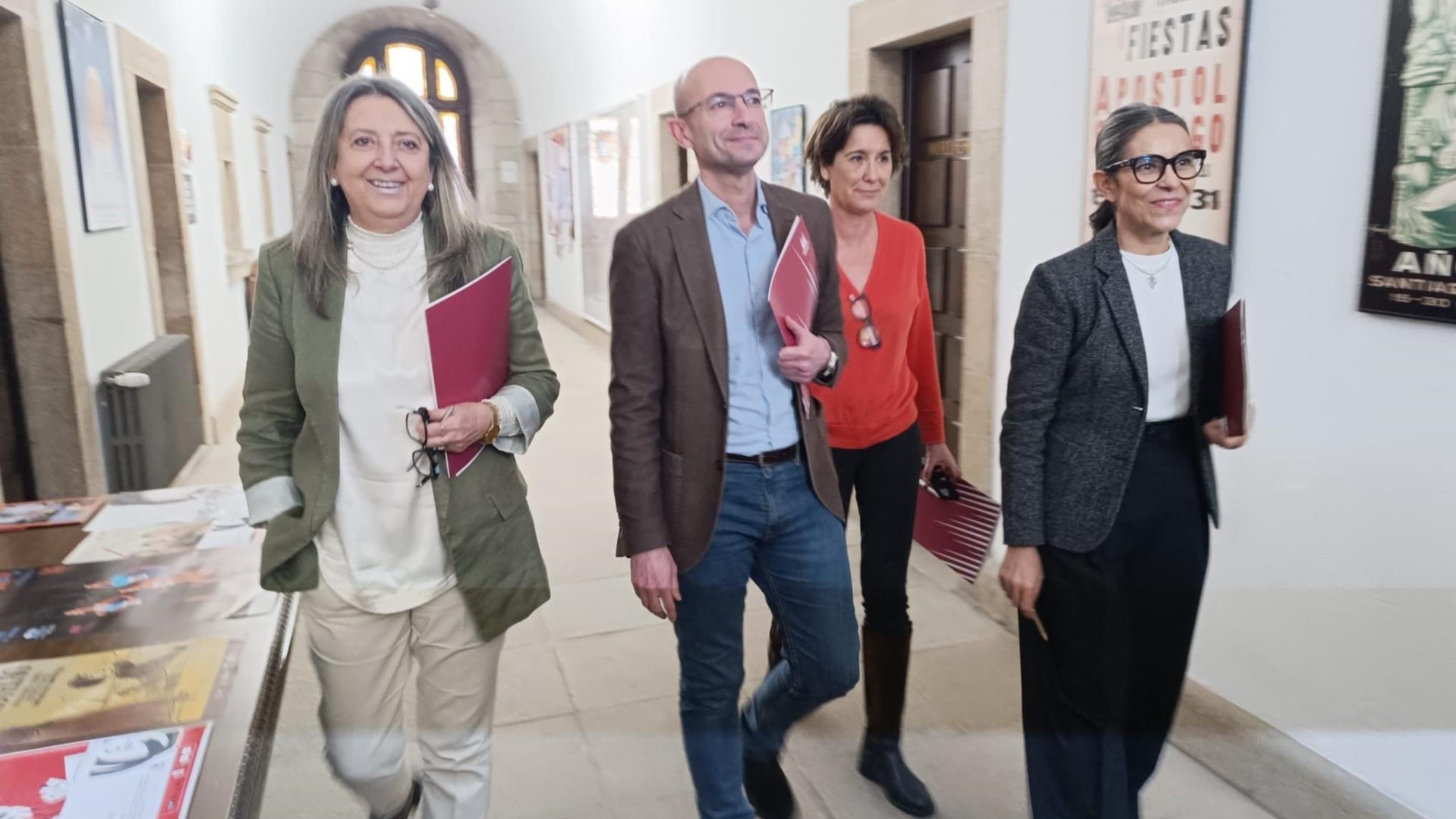 Os catro concelleiros expulsados polo PSOE (Europapress)