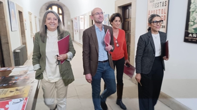 Os catro concelleiros expulsados polo PSOE (Europapress)