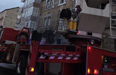 imaxe do lugar do incendio este sábado, publicada polo alcalde de Ourense na rede social X