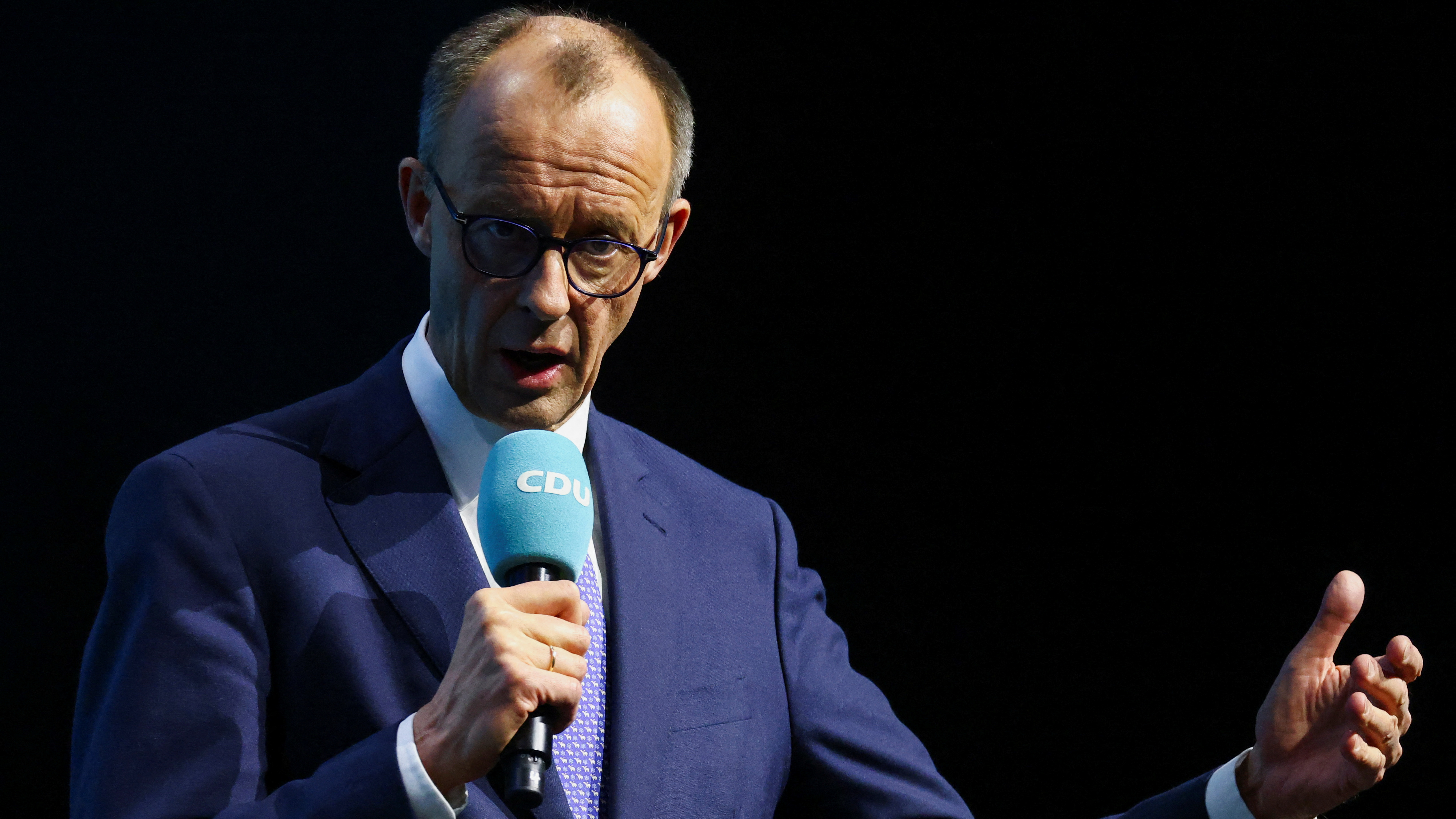 Friedrich Merz, líder do partido conservador alemán, CDU. Reuters/Christian Mang