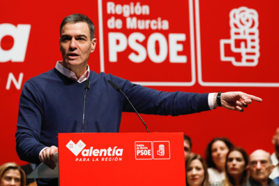 Pedro Sanchez este domingo en Cartagena, no Congreso dos socialistas murcianos FOTO: Edu Botella- Europa Press