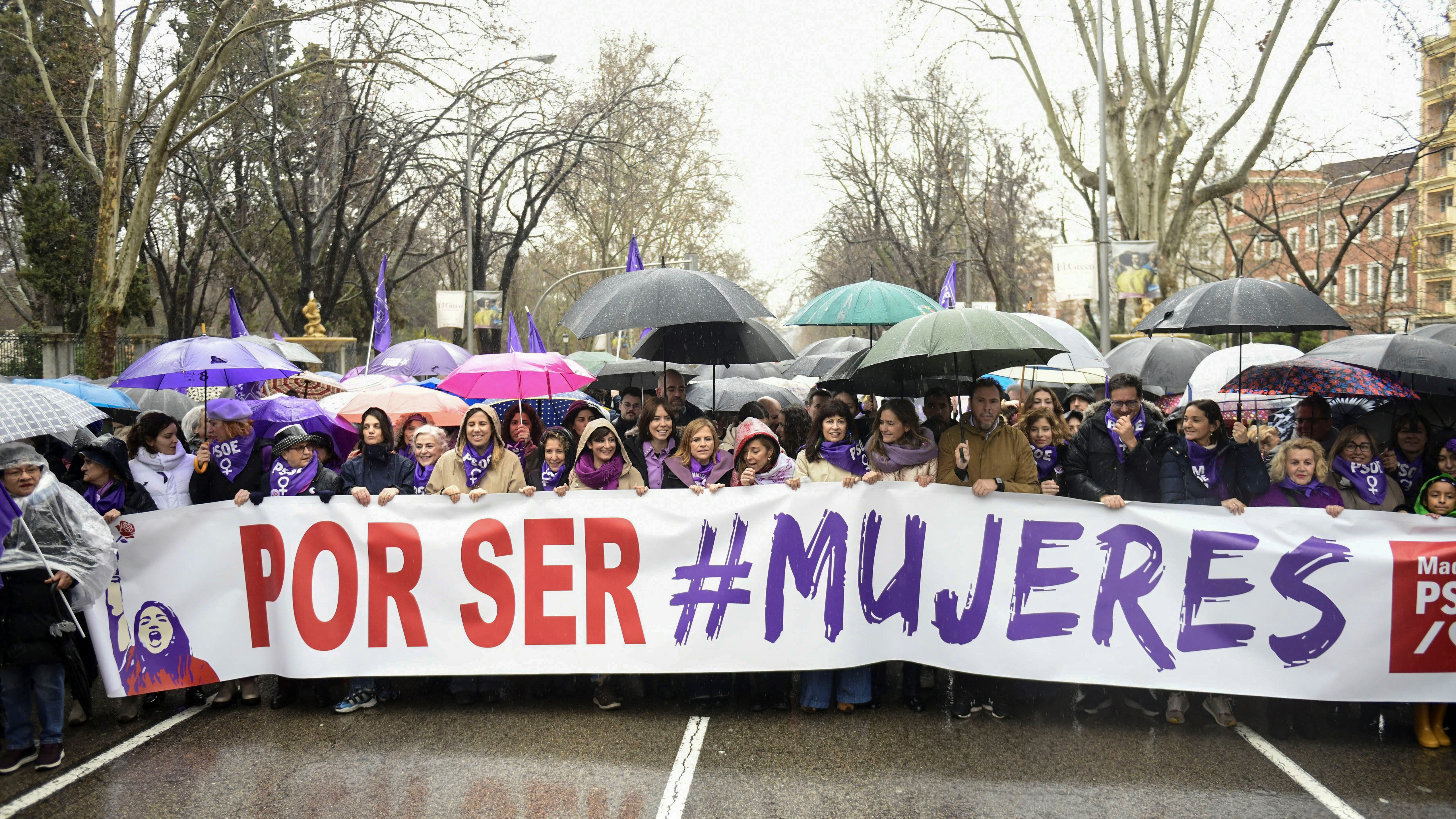 Imaxe da manifestación. EFE/Víctor Lerena