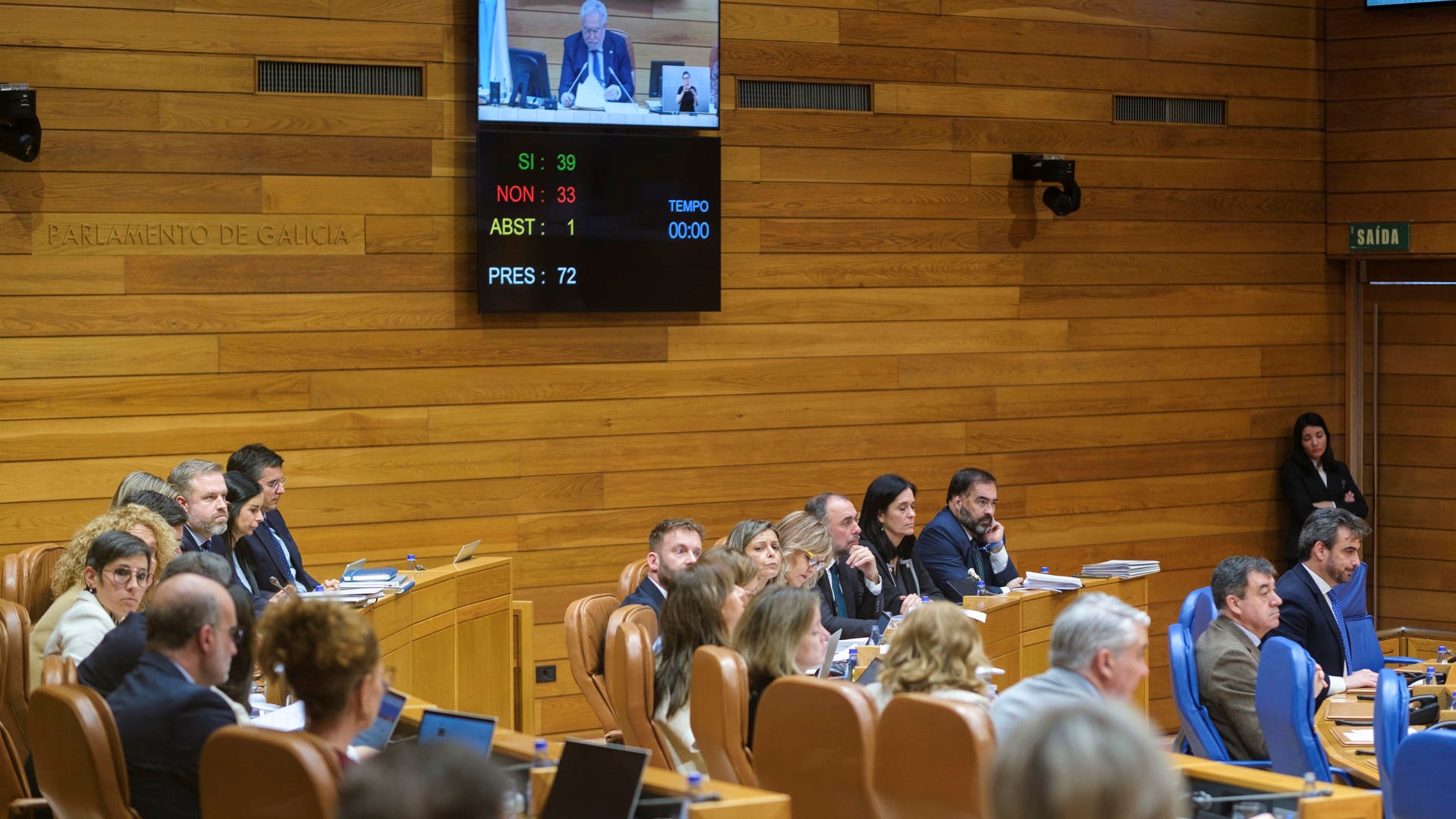 Debate e votación da nova Lei de medios públicos de Galicia (EFE/ Arxina)