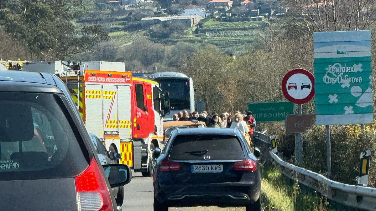 O sinistro tivo lugar no límite de Cambados e Ribadumia