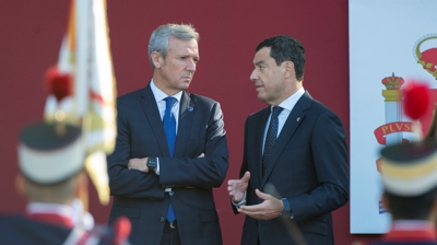 Alfonso Rueda e Juanma Moreno Bonilla (Arquivo / Europa Press / Alberto Ortega)