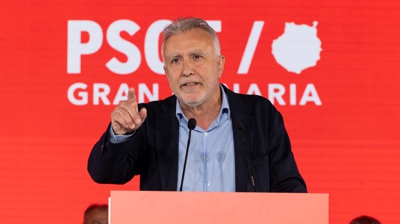 Ángel Víctor Torres este domingo nas Palmas. EFE/Quique Curbelo